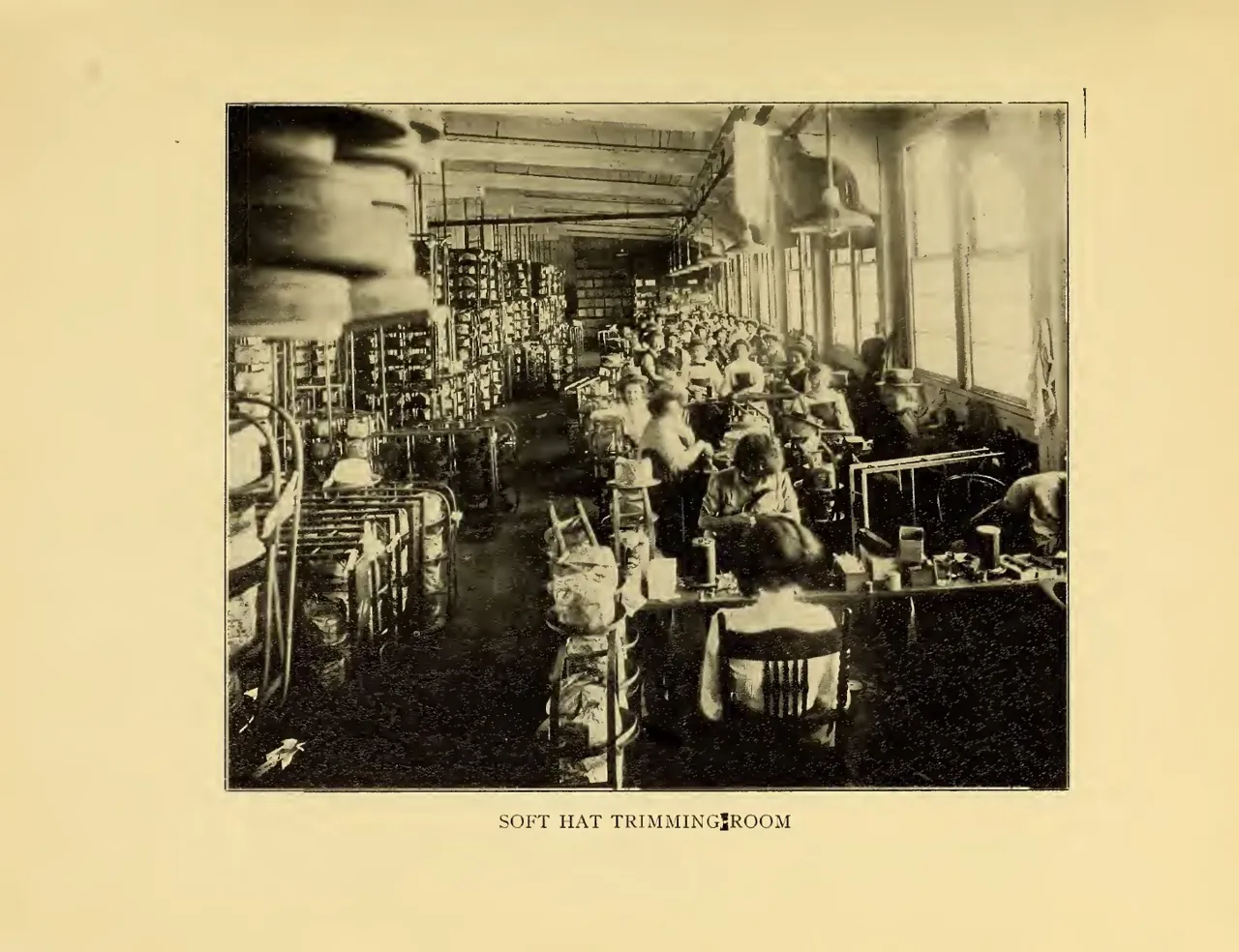 Soft Hat Trimming Room