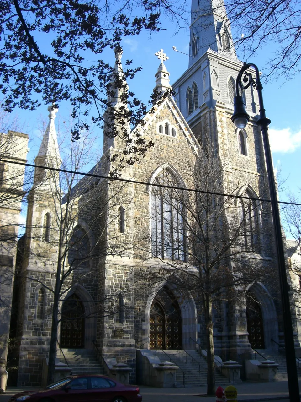 St. Mary's Church exterior — Saint Bernard parish-history context