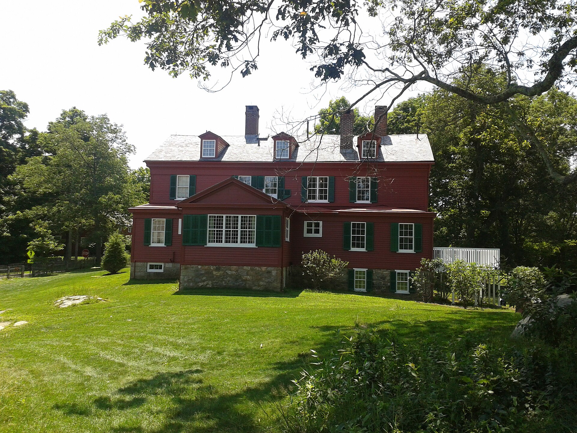 Weir Farm National Historic Site - Weir Farmhouse rear