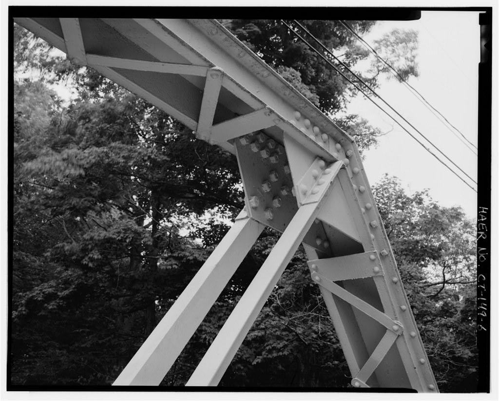 View northeast, detail of northeast portal joint