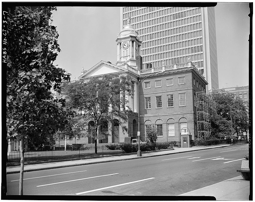 7.  EXTERIOR FRONT, GENERAL - Old State House, Main Street & Central Row, Hartford, Hartford County, CT