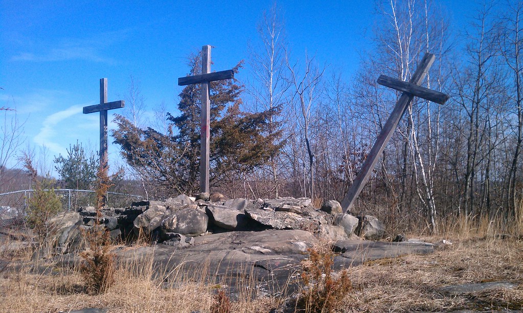 Three crosses on the hillside — 2012