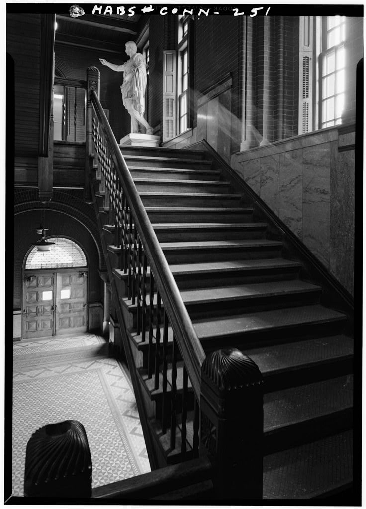Main stairway and entrance hall