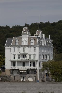 View from the Connecticut River of the Goodspeed Opera House, East Haddam, Connecticut — later documentary photograph