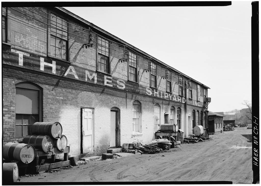 Marine Railway Headhouse and Offices, west side. · 1975–1978 (survey photography; individual exposure year not specified)