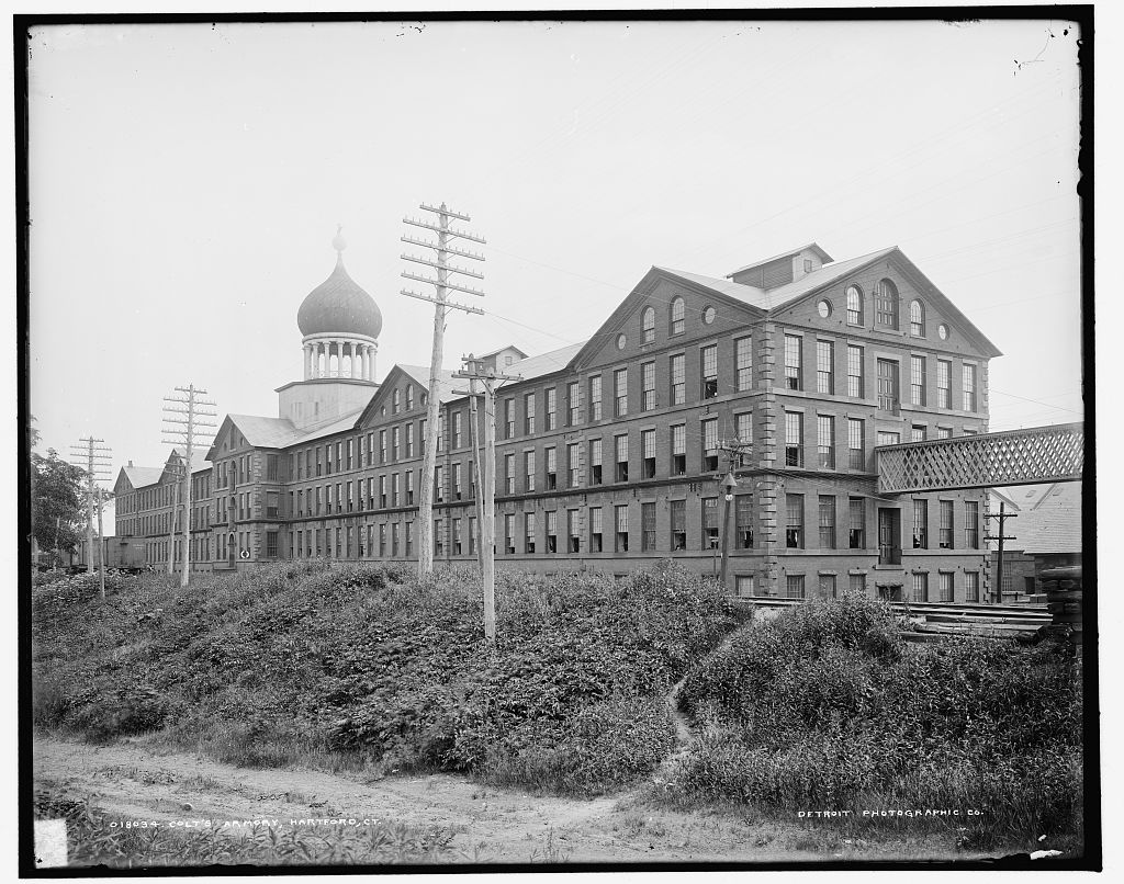 Colt’s Armory in the early twentieth century · [between 1900 and 1906]