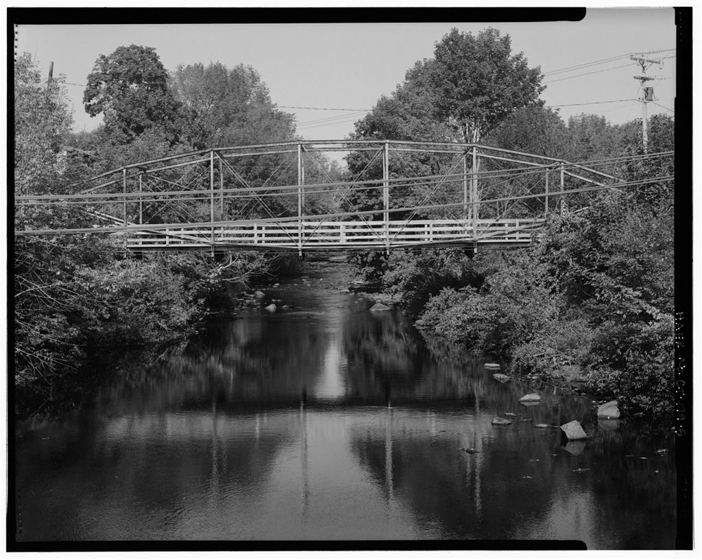View northeast, showing south elevation of bridge