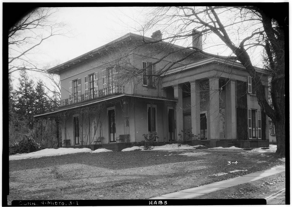 1.  Historic American Buildings Survey Joseph C. Berlepsch, Photographer March 23, 1934 NORTH EAST ELEVATION (FRONT) + SIDE - Richard Alsop House, Middletown, Middlesex County, CT · March 23, 1934