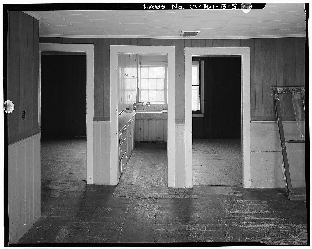 First floor, north front room, looking east