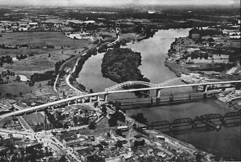 Arrigoni Bridge — image from a commemorative booklet, circa 1938 · circa 1938