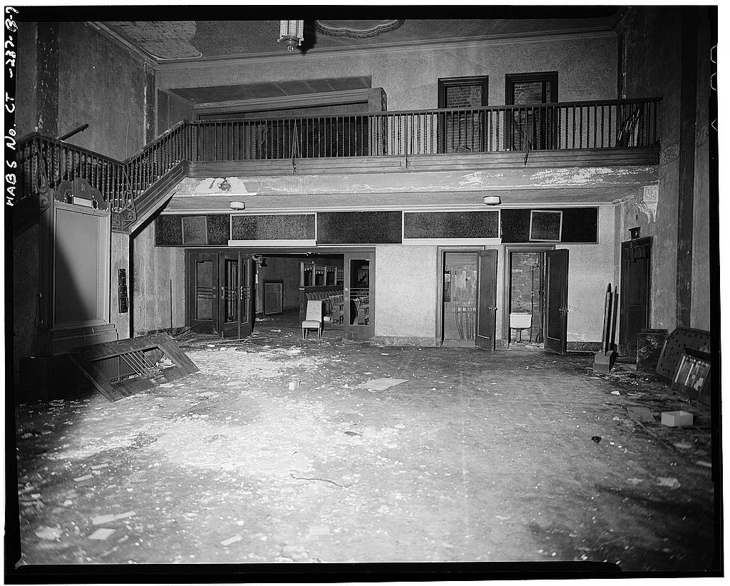 INTERIOR, LOBBY - Metro South Historic District, Middlesex Theater, 109-111 College Street, Middletown, Middlesex…